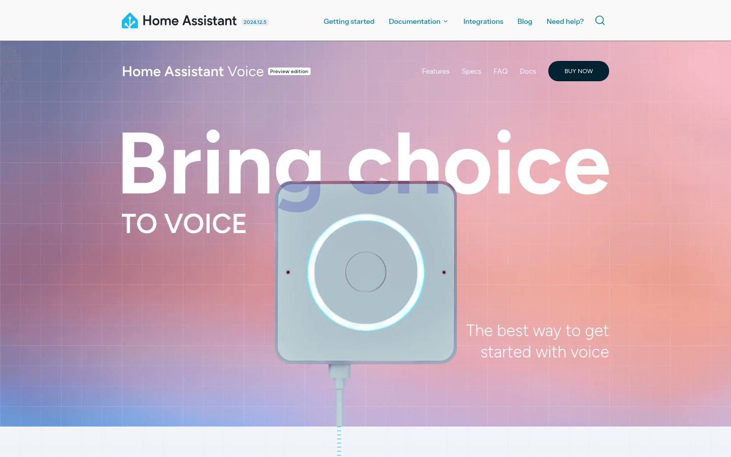 Home Assistant Voice