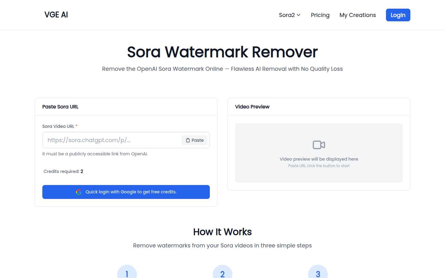 Sora Watermark Remover