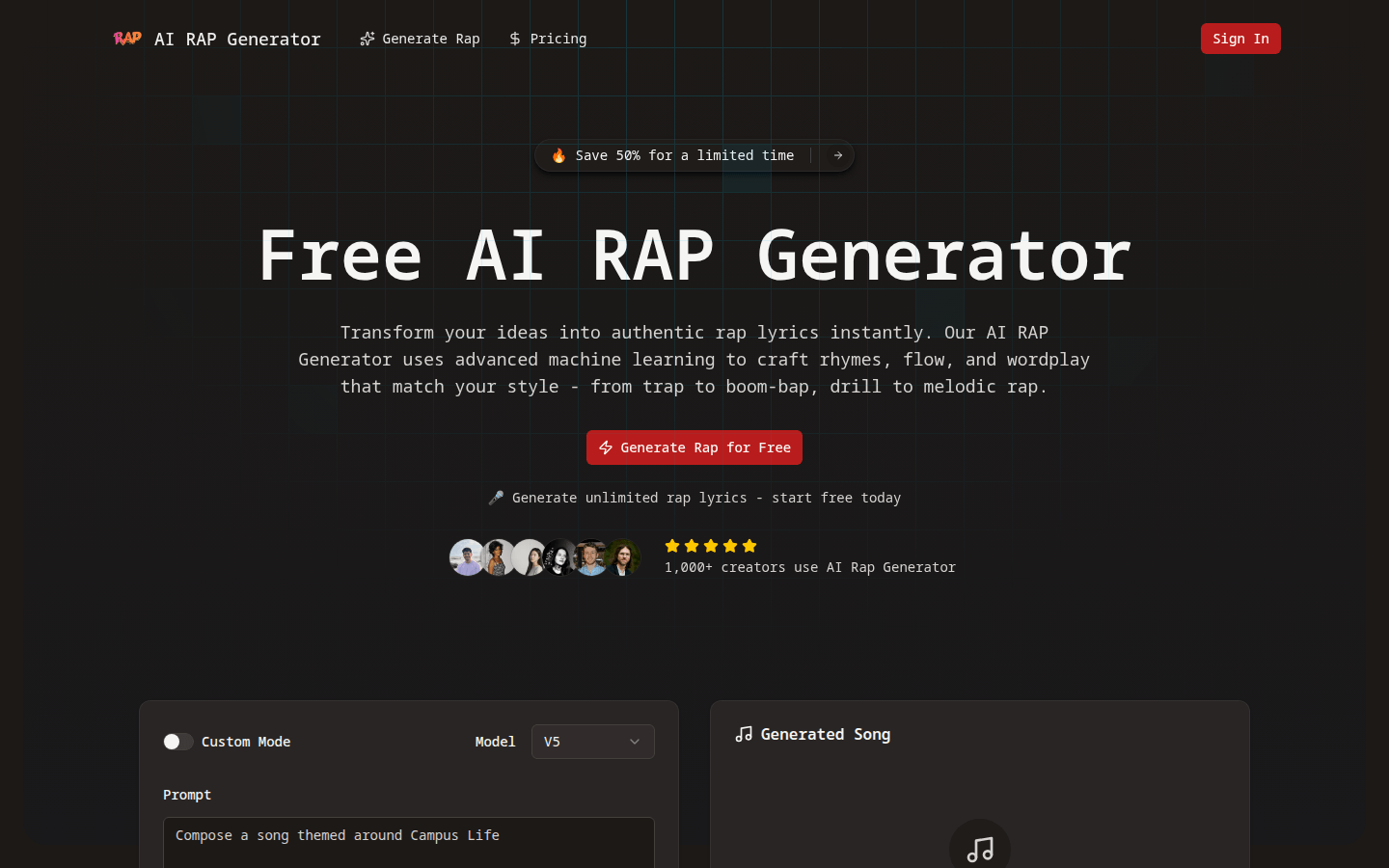 AI Rap Generator