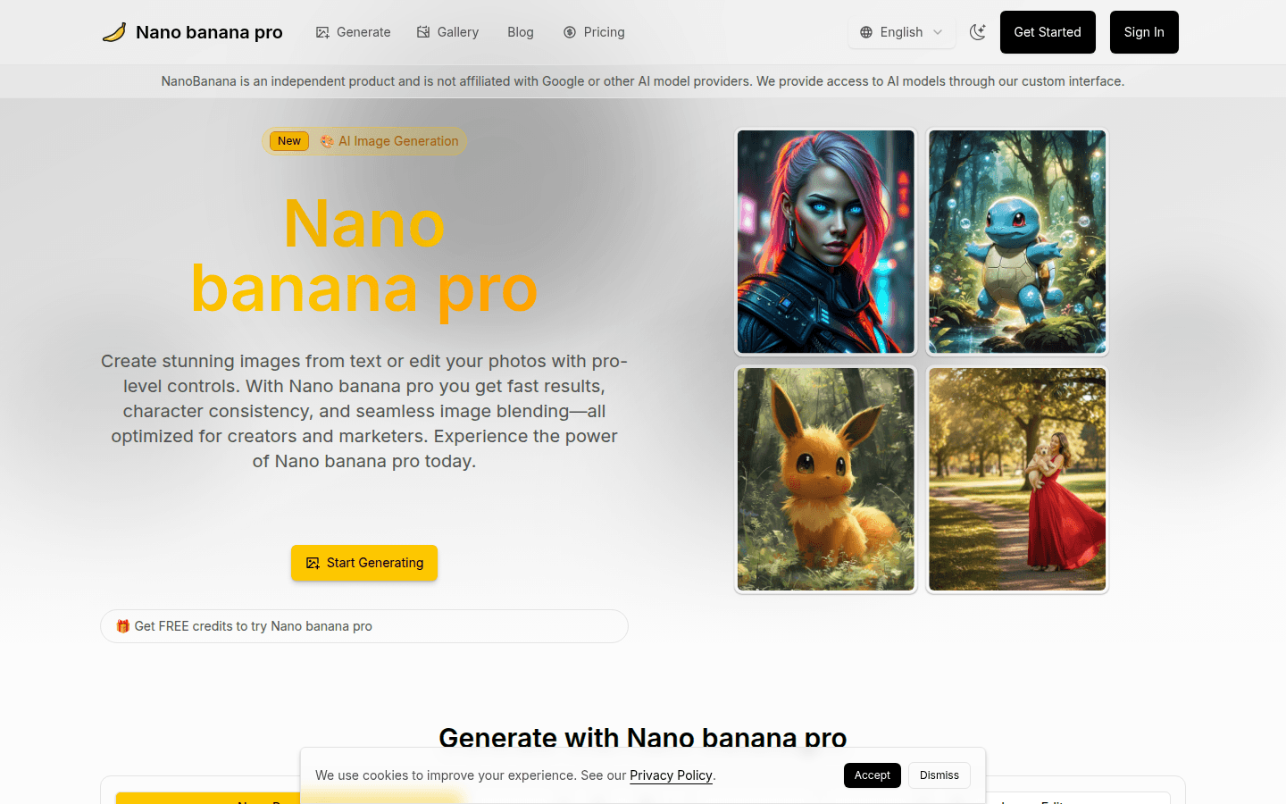 Nano banana pro – Best AI Image Generation Tool