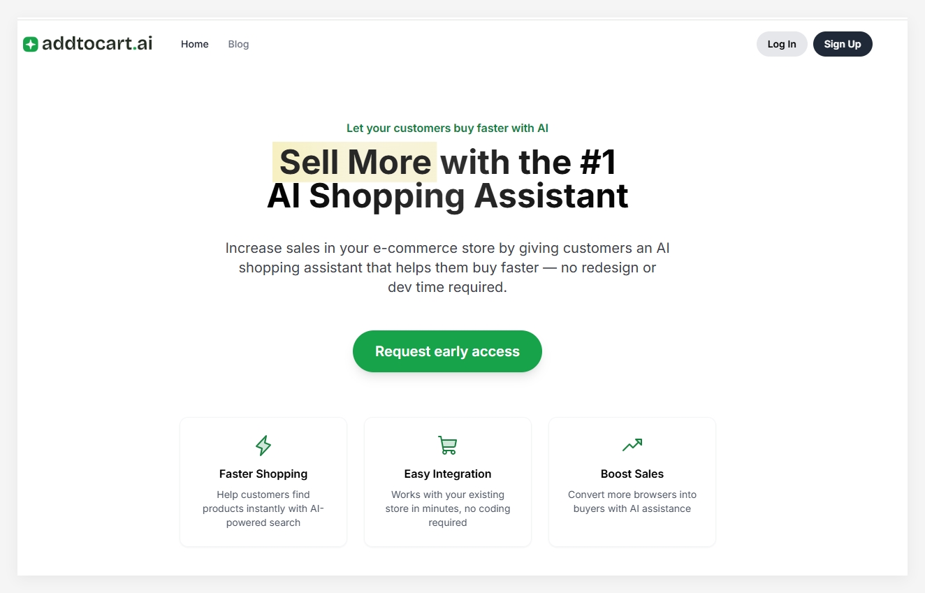 Supercharged AI E-commerce Shopping Assistant! Add To Cart AI: Understands Text, Voice, and Images to Help Users Find Products