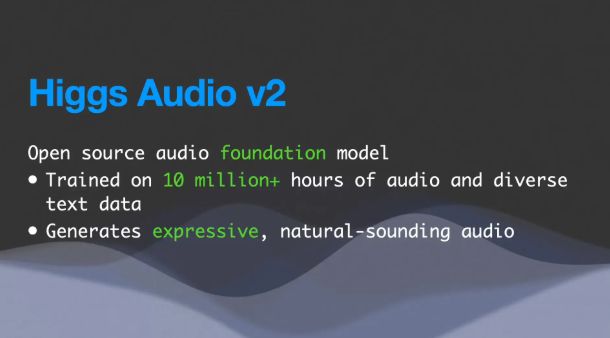 李沐团队发布 Higgs Audio v2，开创语音合成新纪元