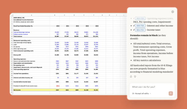Anthropic lanza Claude for Excel para mejorar el análisis eficiente en servicios financieros