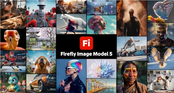 Adobe Firefly Image 5 mit erheblichen Updates: Native Generierung von 4 Millionen Pixeln, KI-Audiospuren + benutzerdefinierte Modelle — Kreative betreten die Ära der vollständigen AI-Kreation