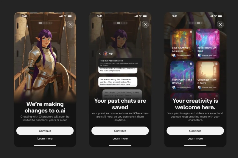 Character.AI Launches Stories Interactive Novels: Minors Prohibited from Chatting, AI Characters Shift to Storytelling Mode