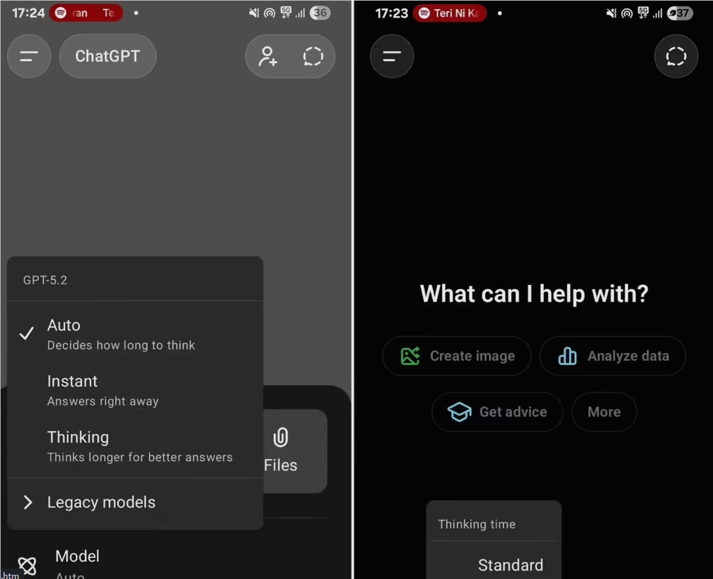 ChatGPT Mobile App Launches Major Update: Manual Adjustment of Thinking Depth Feature Arrives!